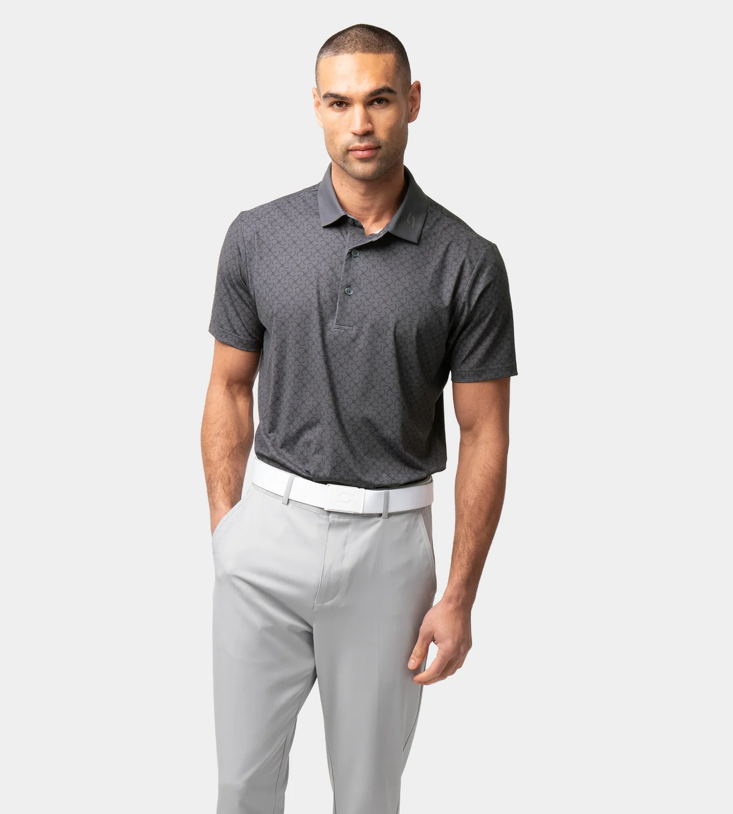 TWIST POLO - CHARCOAL - Image 3