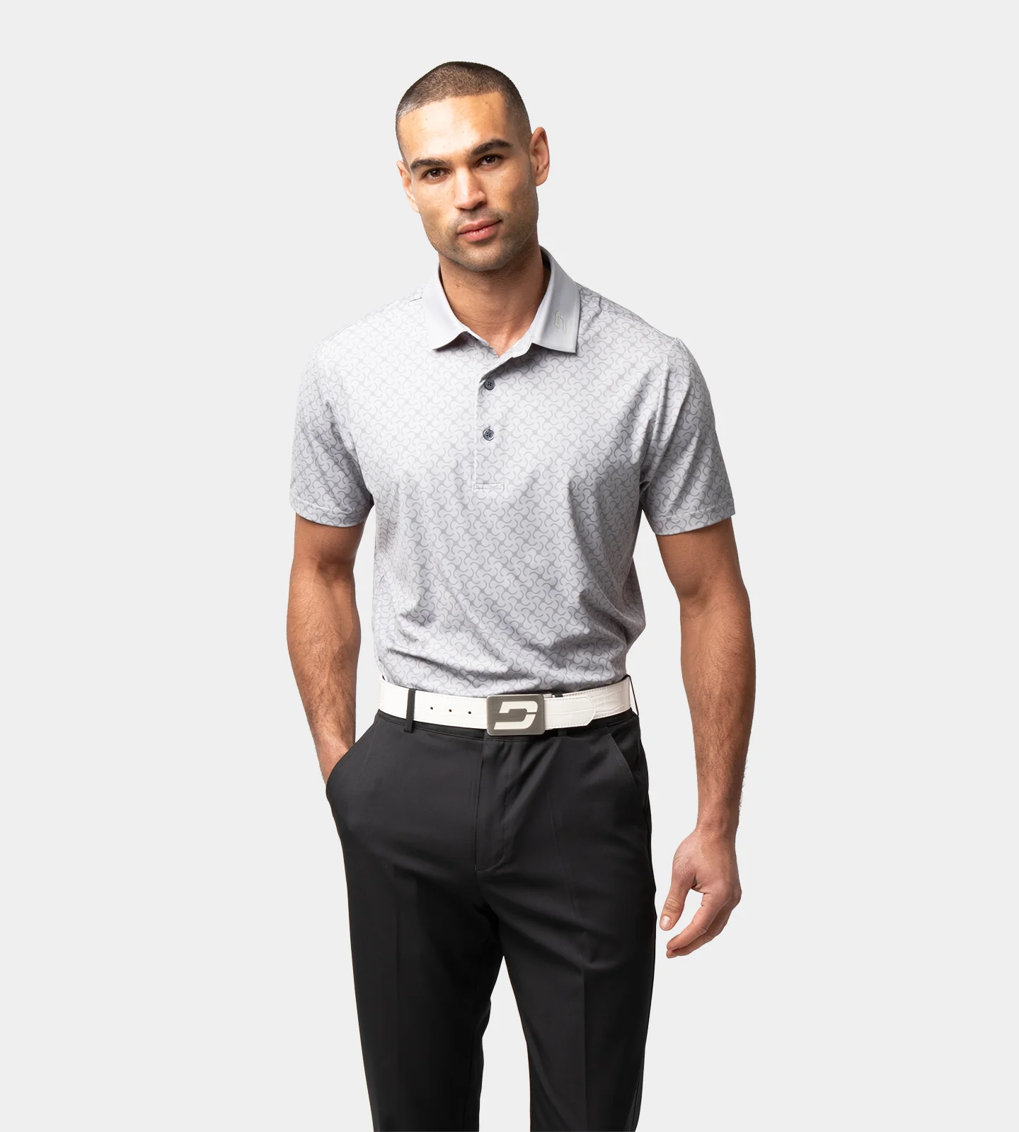 TWIST POLO - GREY - Image 3