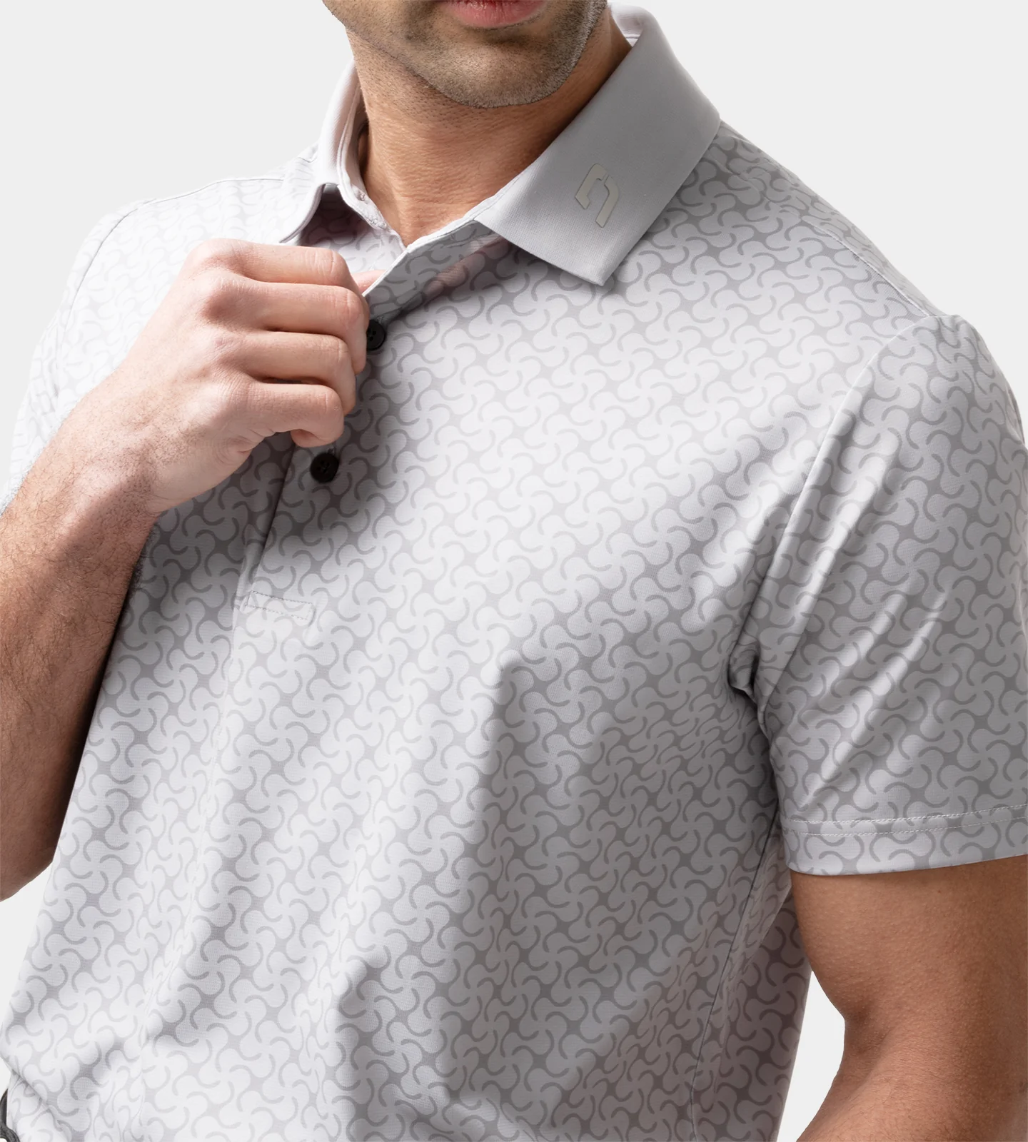 TWIST POLO - GREY - Image 5