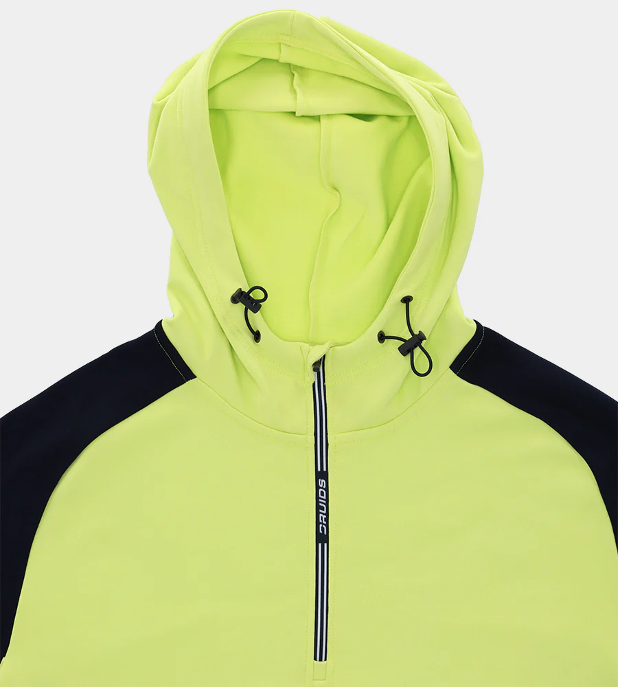 TWO TONE HOODIE 2.0 - LIME / NAVY - Image 4