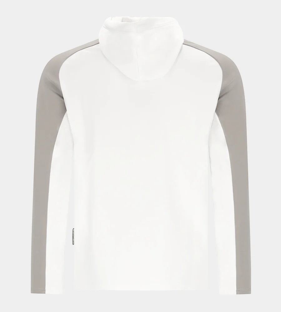 TWO TONE HOODIE 2.0 - WHITE / GREY - Image 2