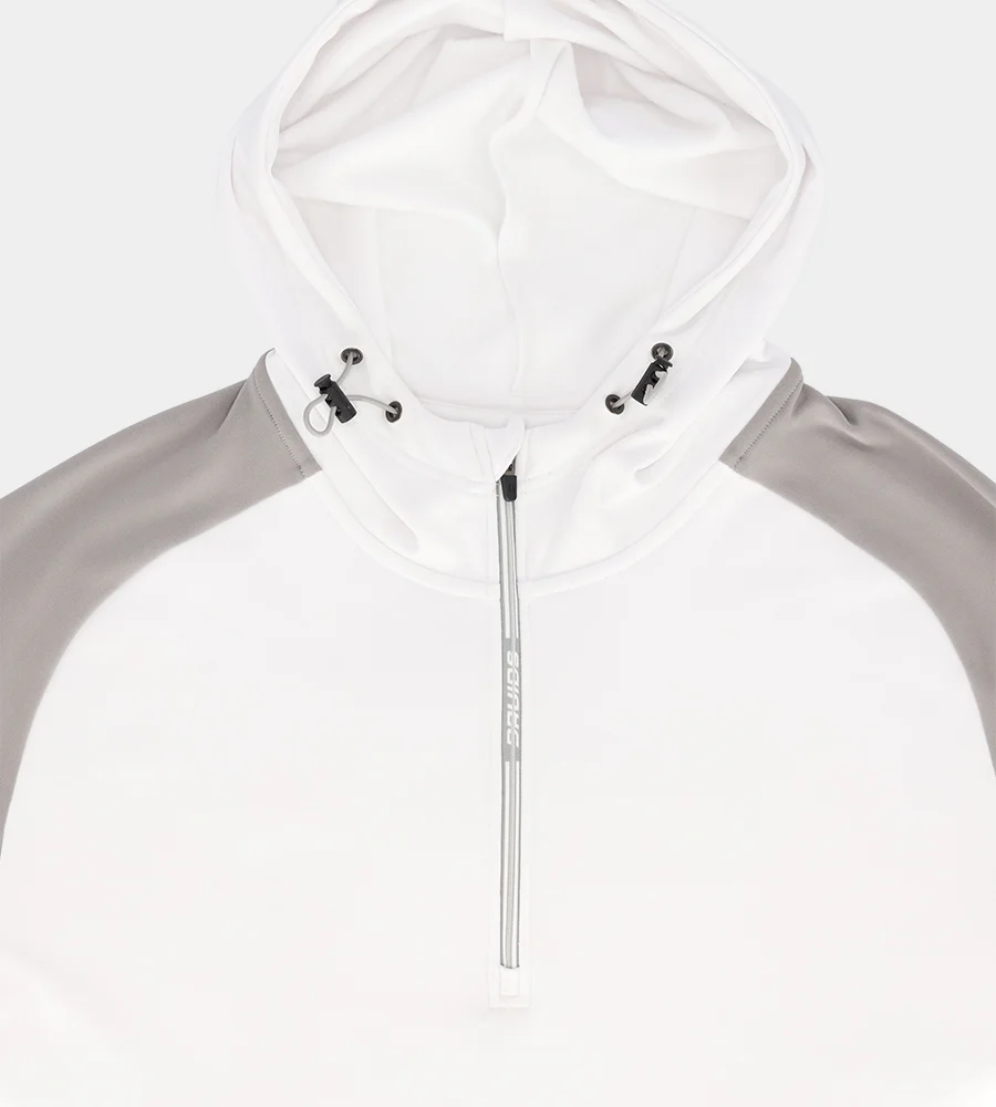 TWO TONE HOODIE 2.0 - WHITE / GREY - Image 4