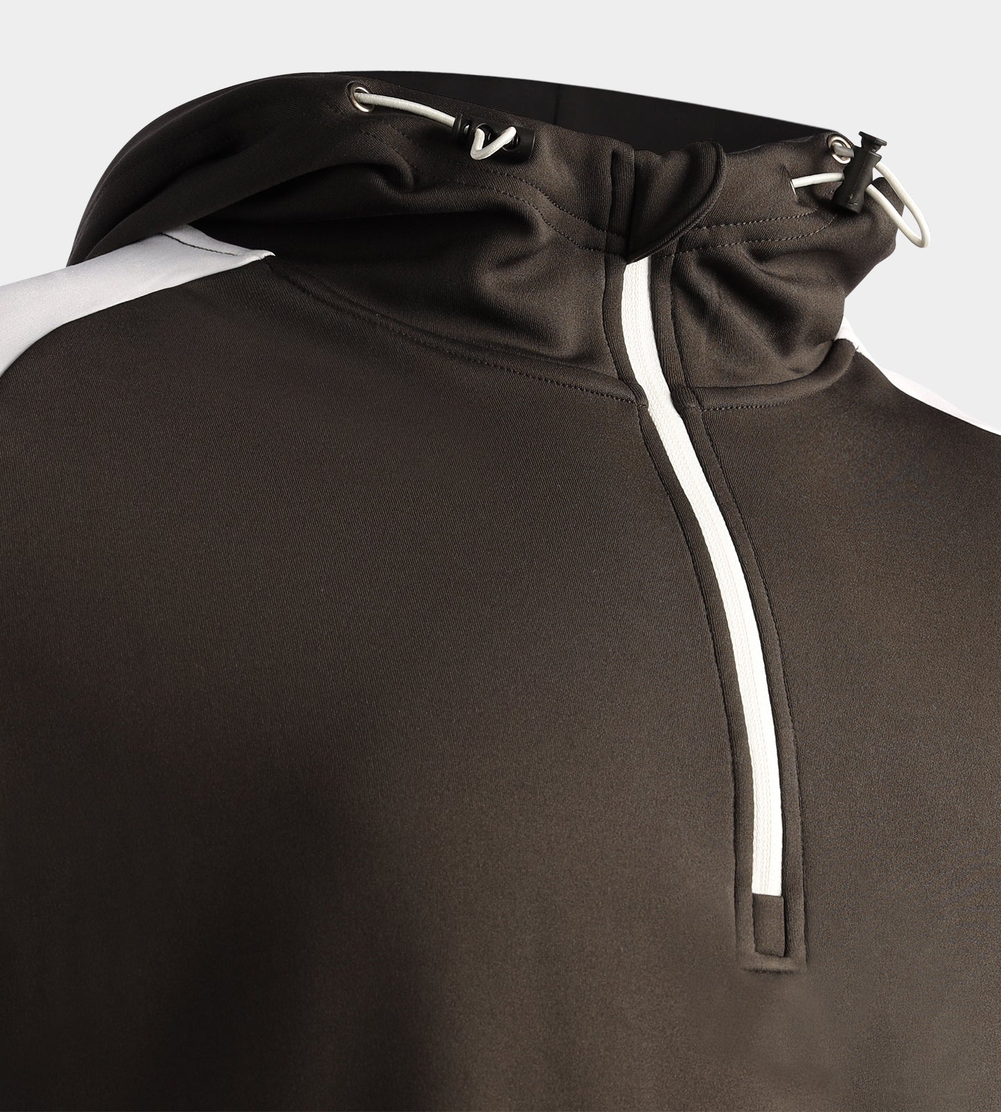 TWO TONE HOODIE - GREY - Image 3