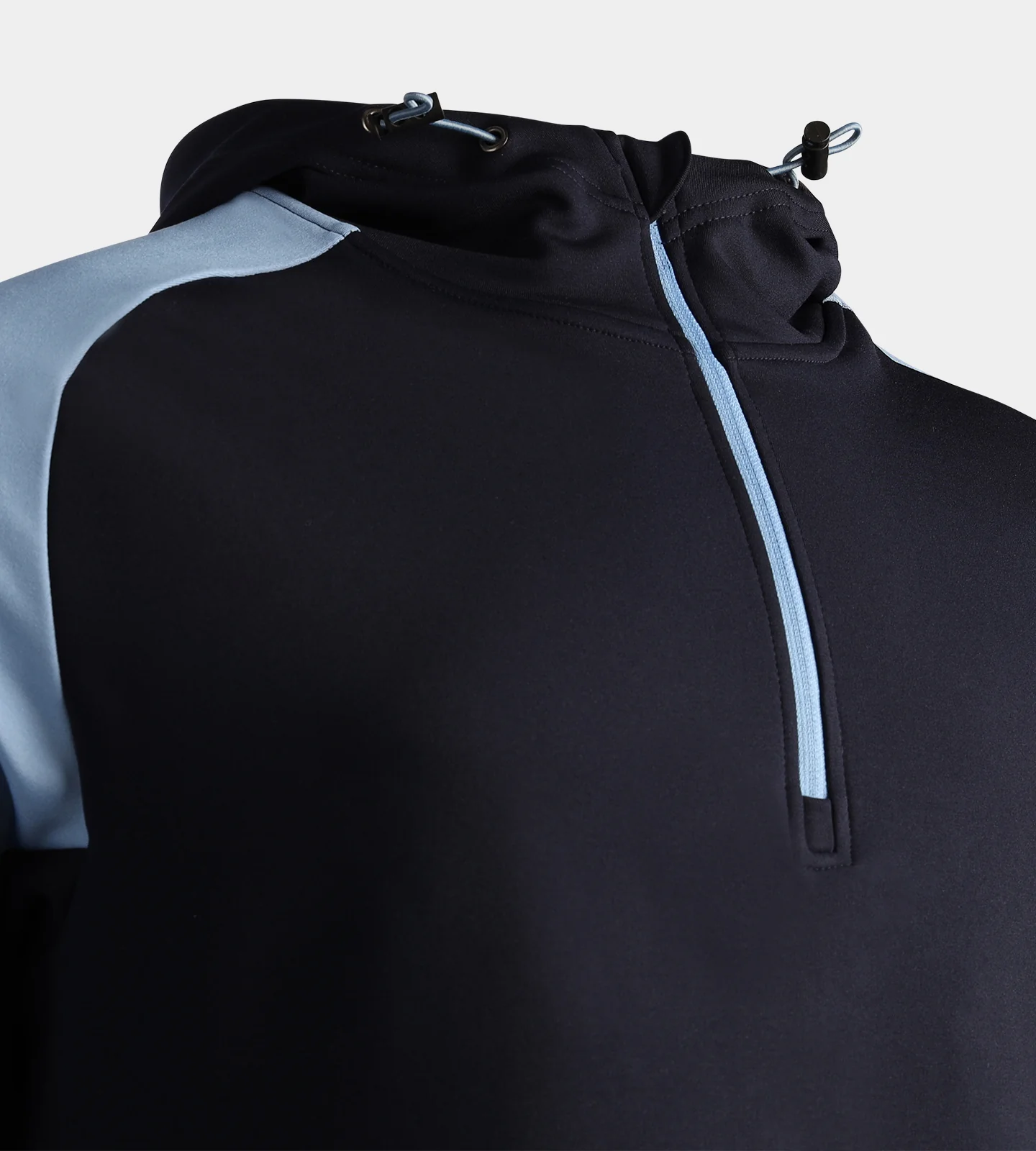 TWO TONE HOODIE - NAVY - Image 3