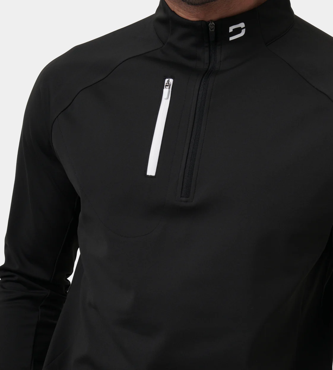 ULTRA BLEND 3.0 1/4 ZIP - BLACK - Image 4