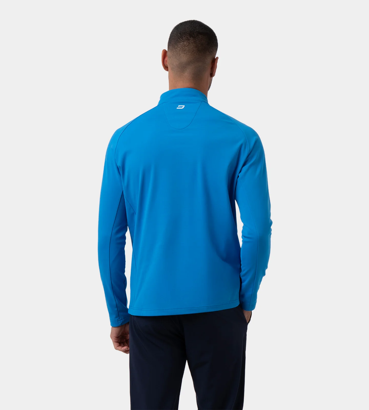 ULTRA BLEND 3.0 1/4 ZIP - BLUE - Image 4