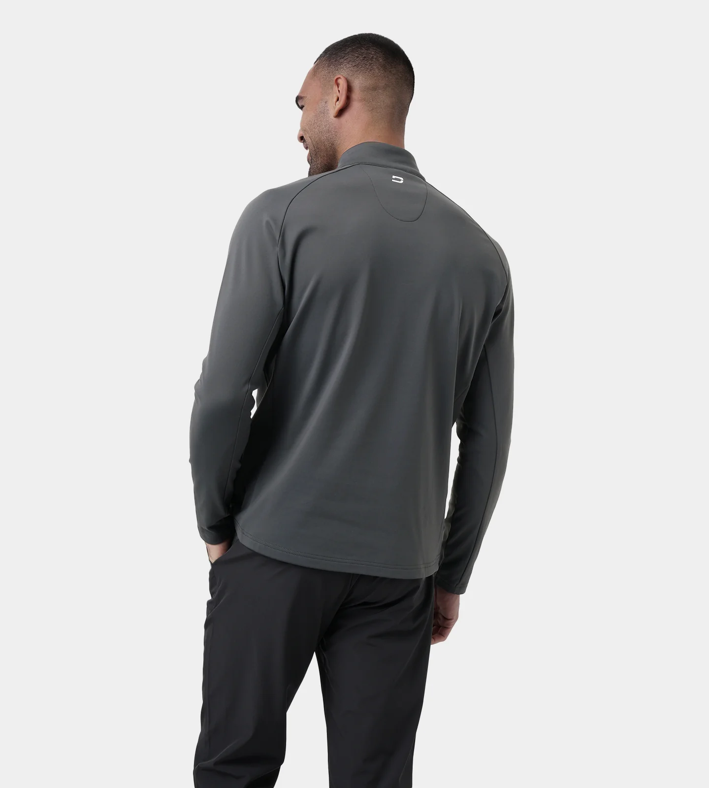 ULTRA BLEND 3.0 1/4 ZIP - CHARCOAL - Image 5