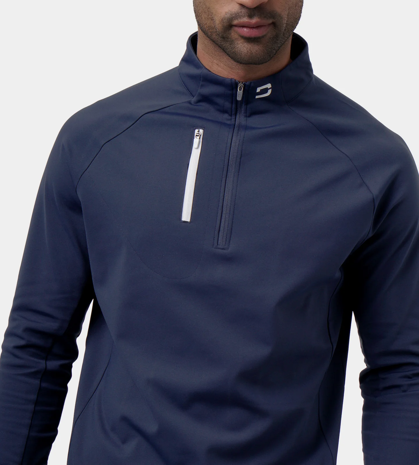 ULTRA BLEND 3.0 1/4 ZIP - NAVY - Image 4