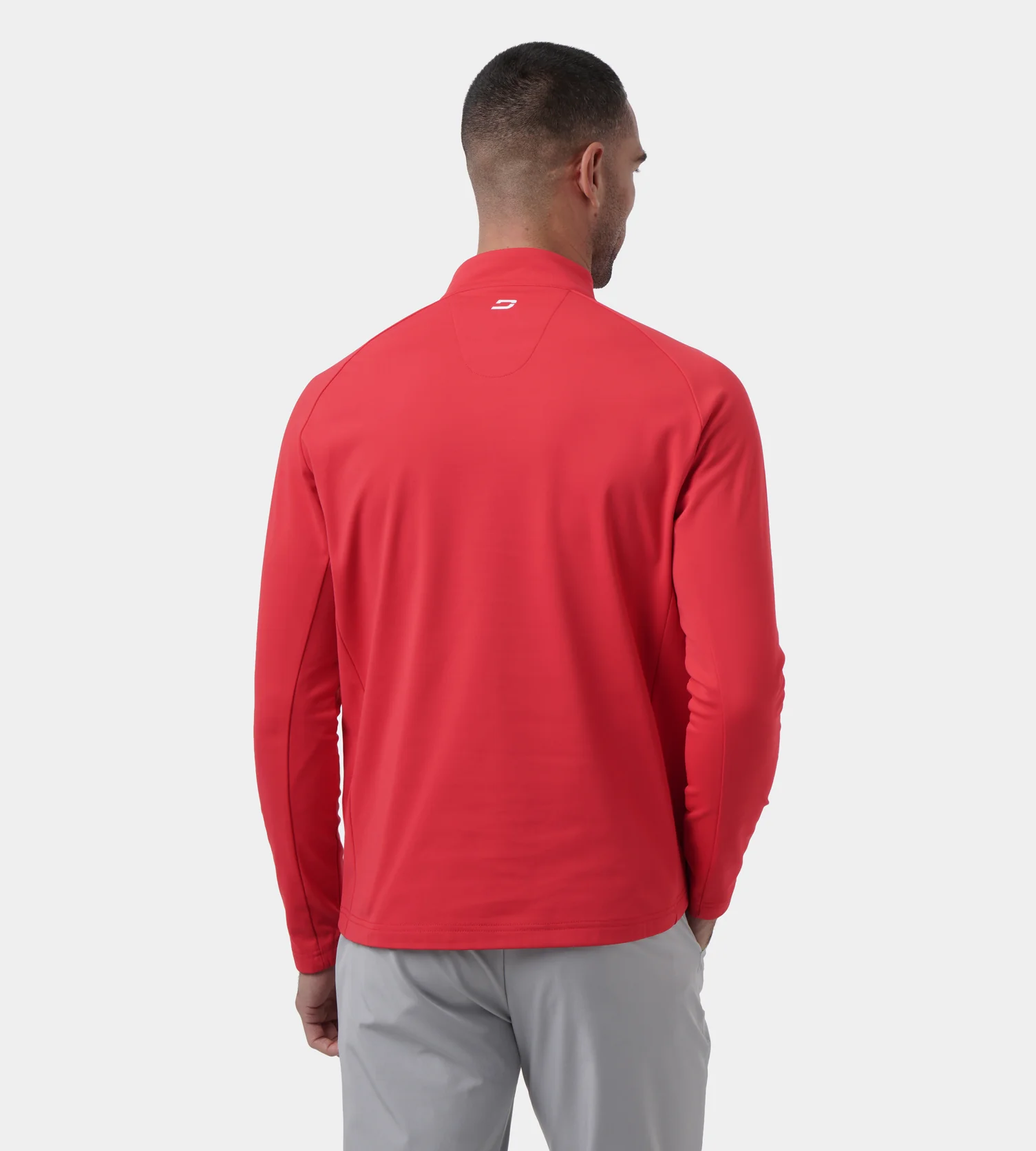 ULTRA BLEND 3.0 1/4 ZIP - RED - Image 5