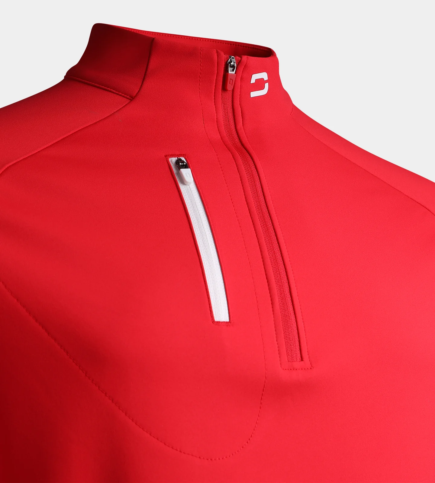 ULTRA BLEND 3.0 1/4 ZIP - RED - Image 6