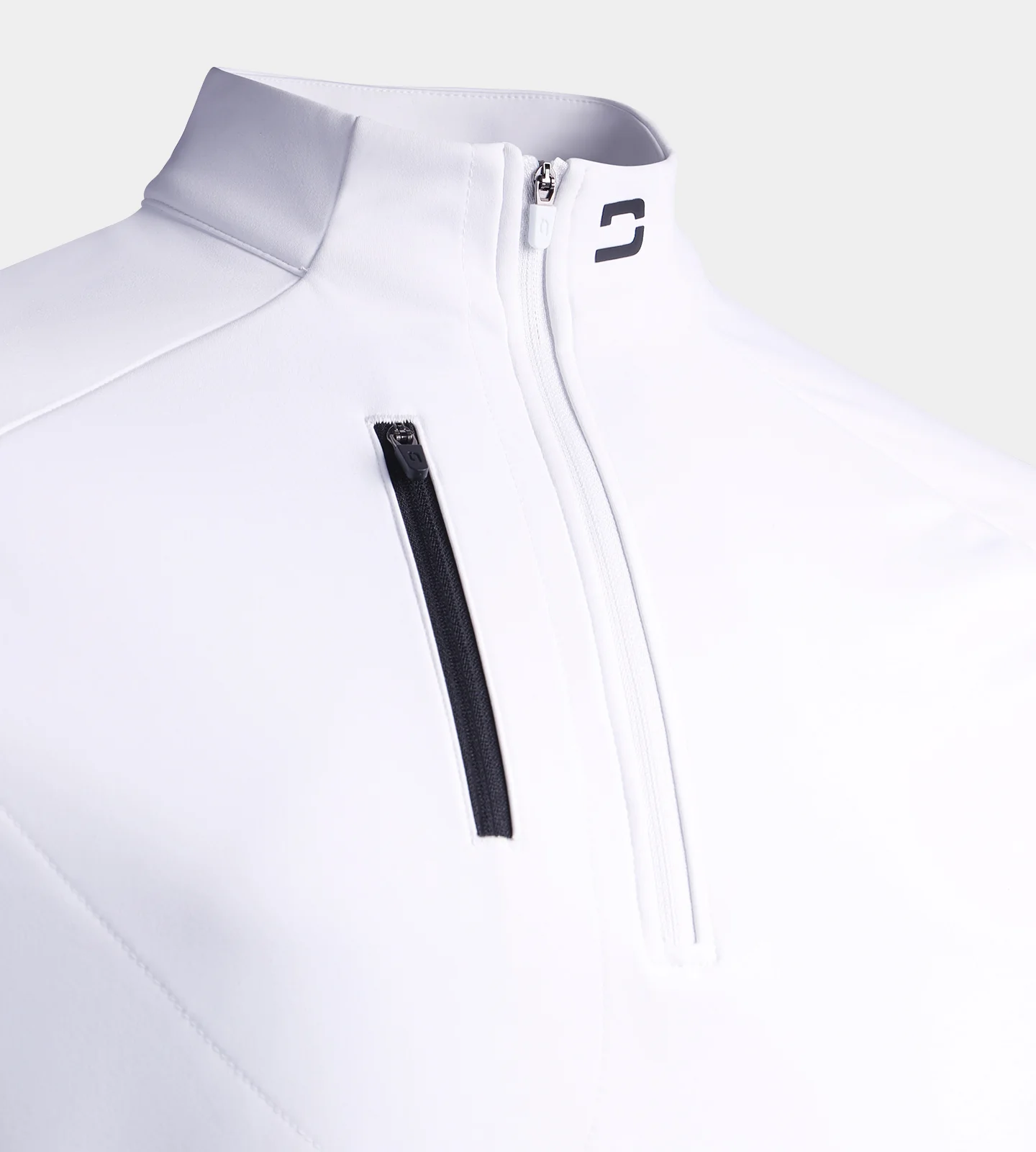 ULTRA BLEND 3.0 1/4 ZIP - WHITE - Image 7