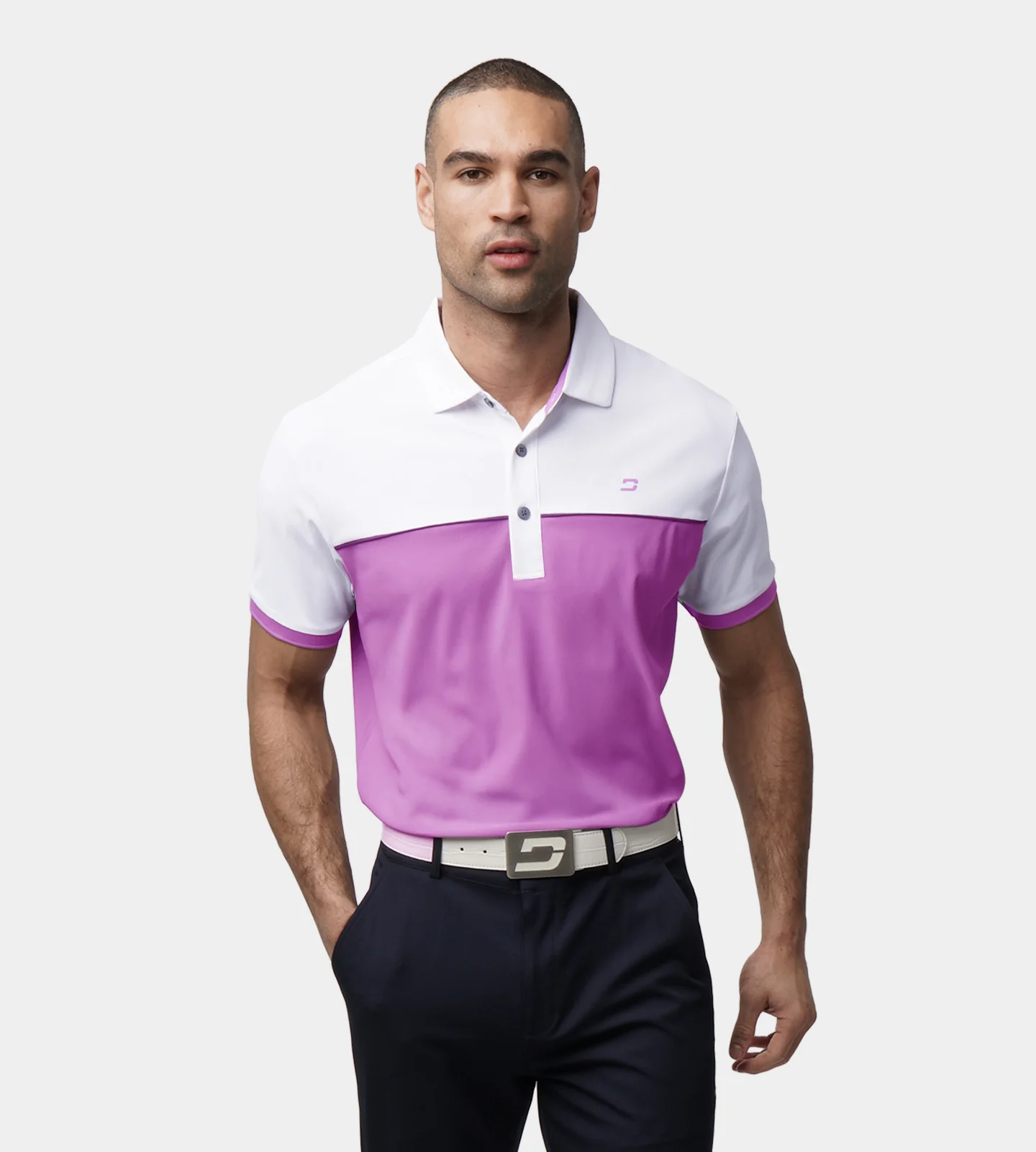 VENTO POLO - MULBERRY/WHITE - Image 3