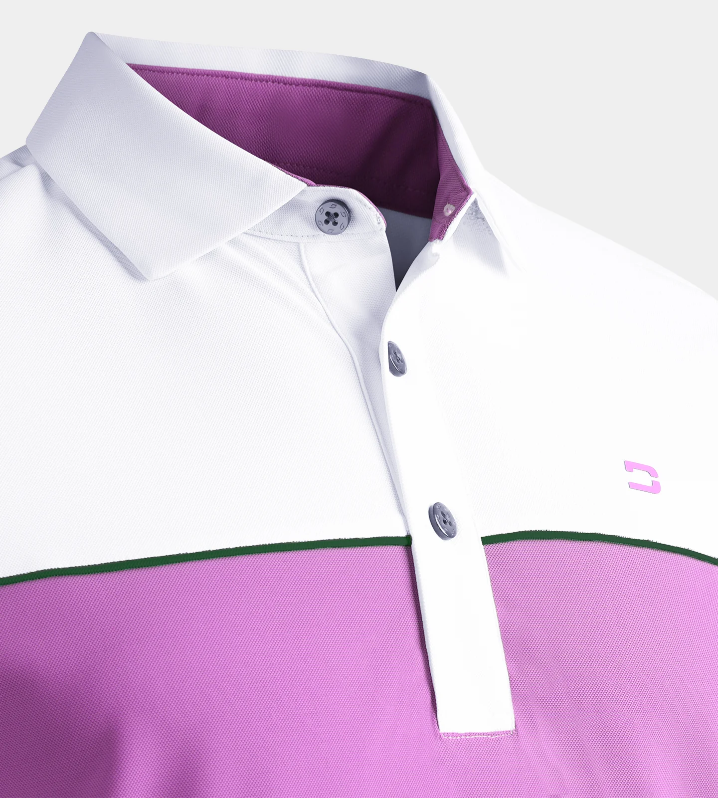 VENTO POLO - MULBERRY/WHITE - Image 6