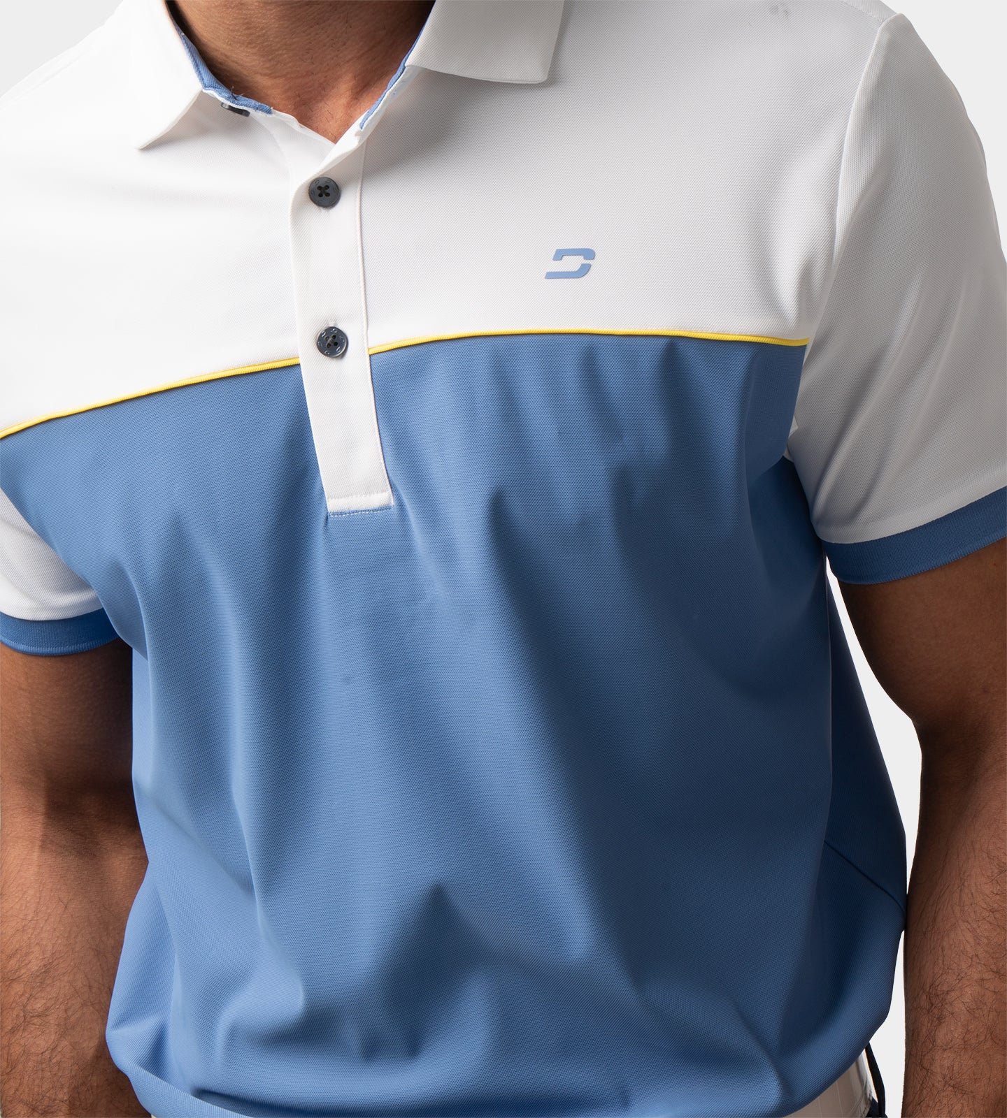 VENTO POLO - WHITE/ BLUE - Image 5