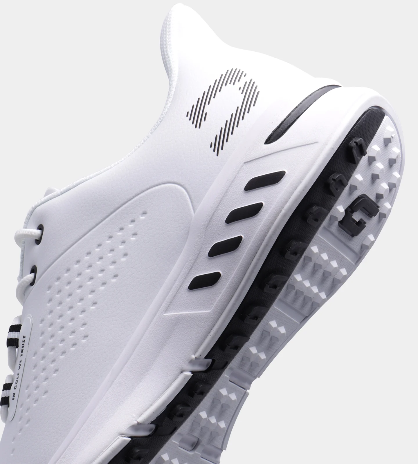 VERGE GOLF SHOES - WHITE/BLACK - Image 6