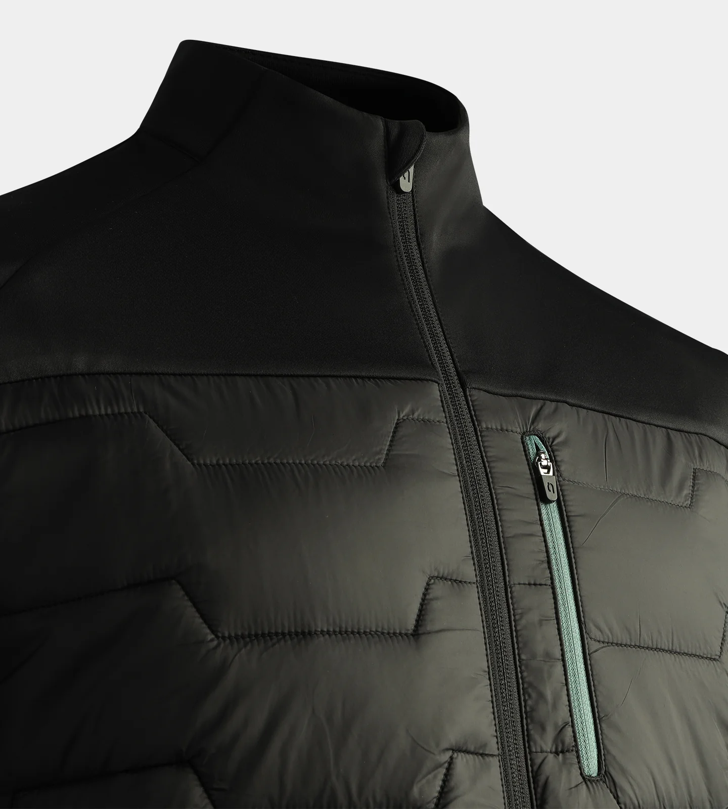 WALTER JACKET - BLACK/SAGE - Image 3