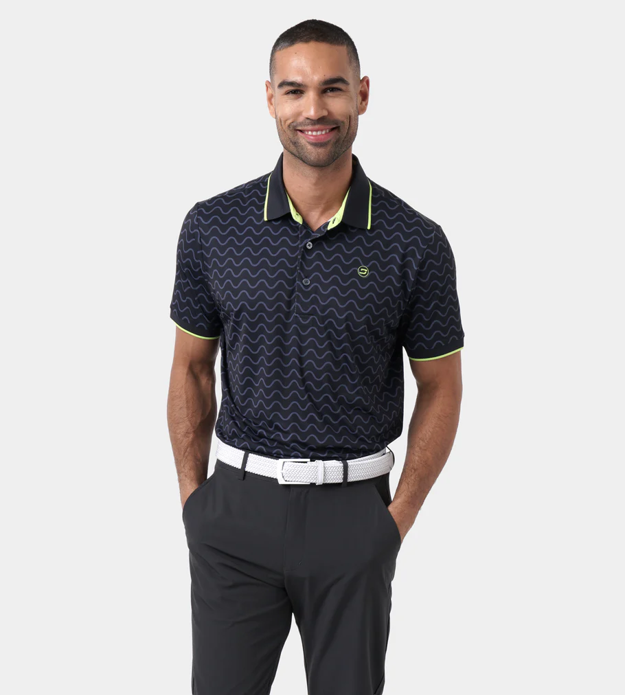 WAVEFORM POLO - BLACK - Image 3