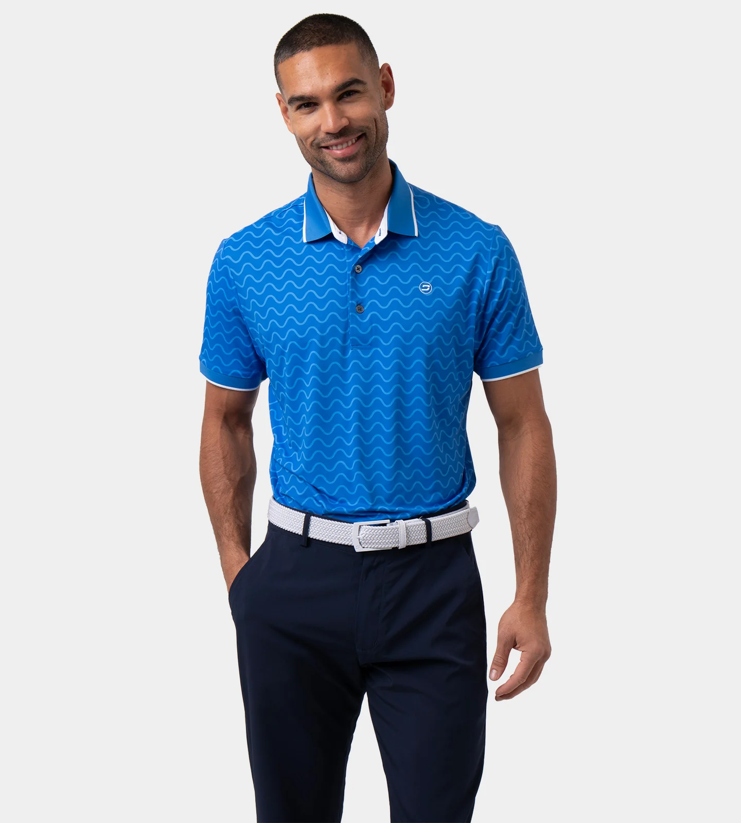 WAVEFORM POLO - BLUE - Image 3