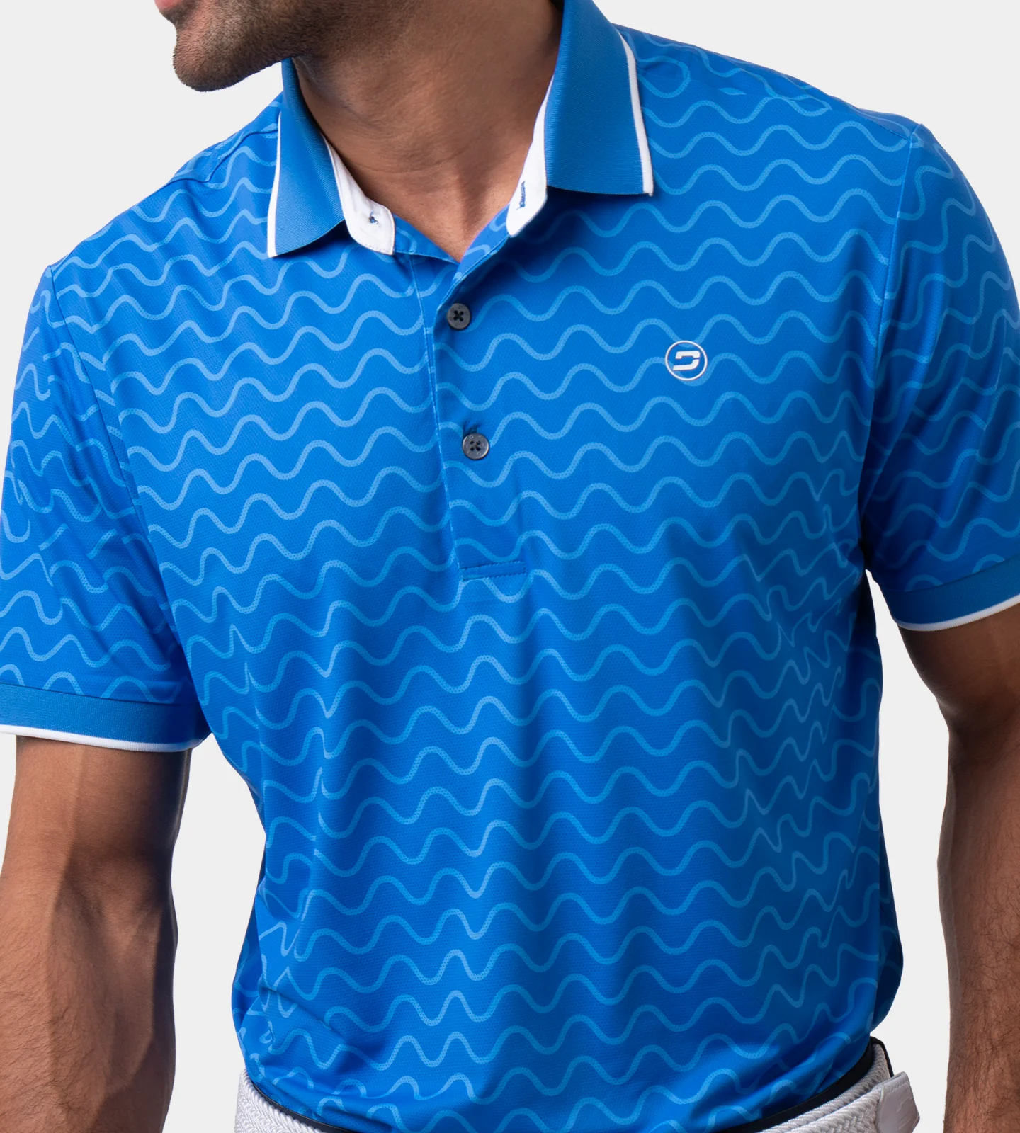 WAVEFORM POLO - BLUE - Image 5