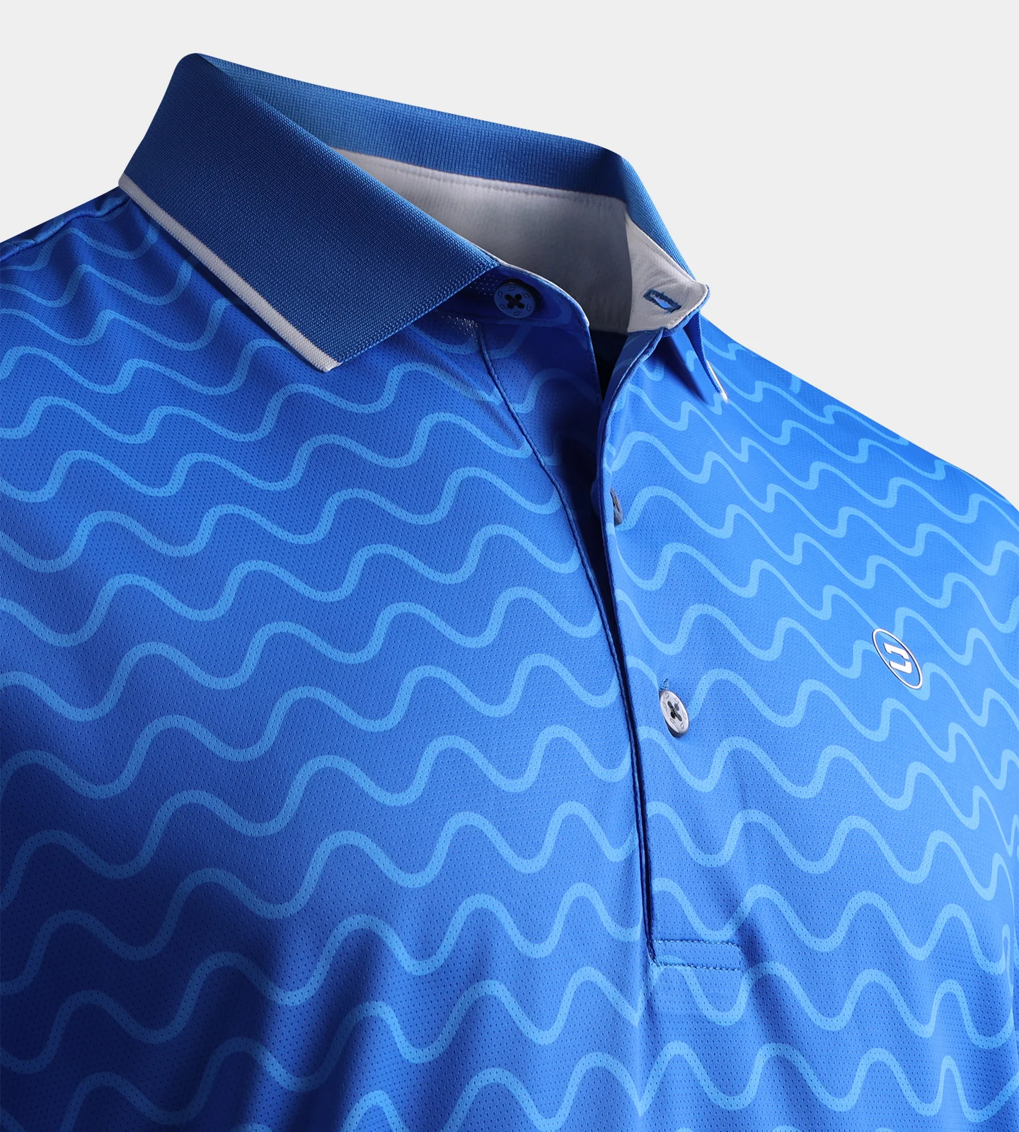 WAVEFORM POLO - BLUE - Image 6