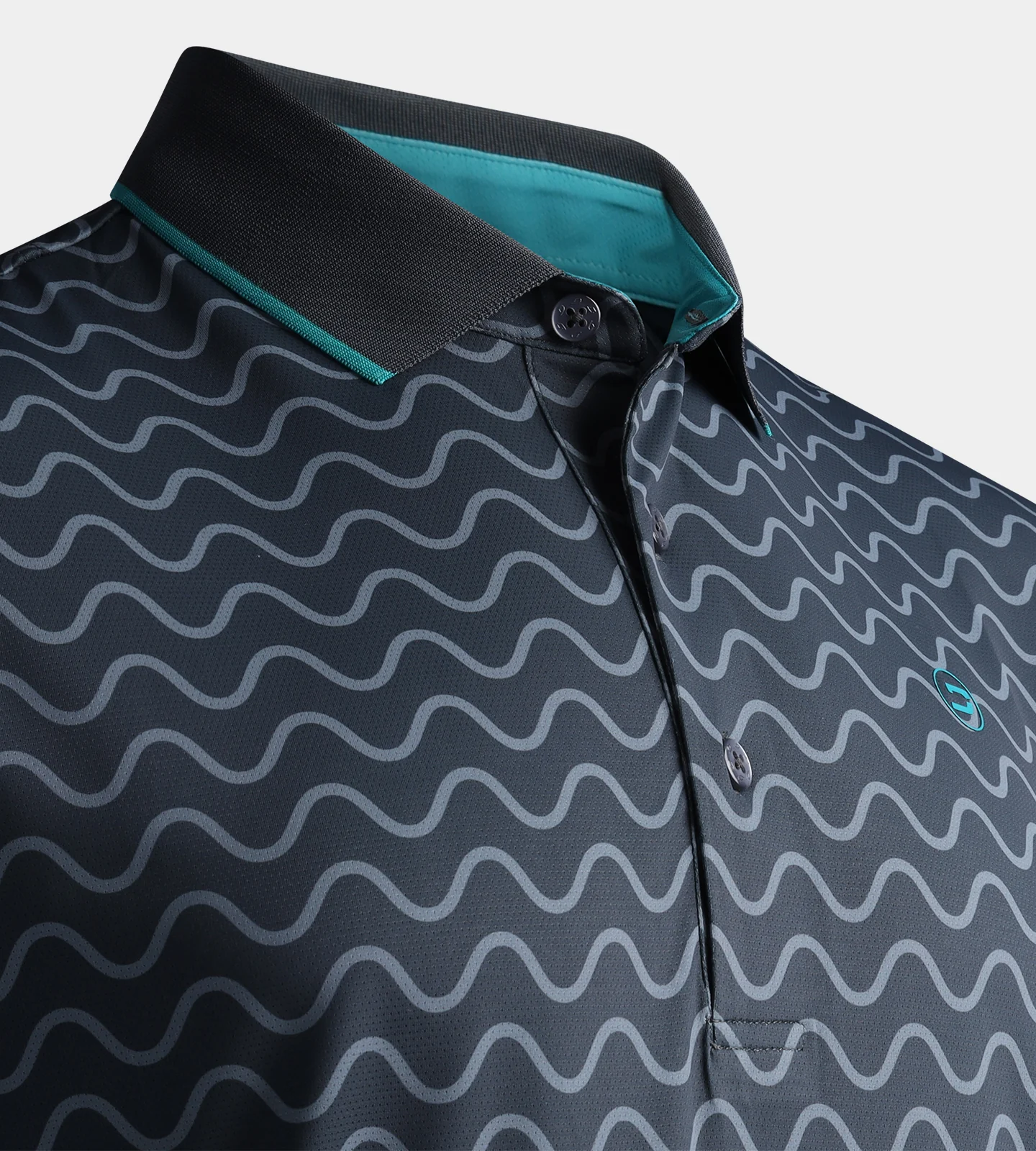 WAVEFORM POLO - CHARCOAL - Image 6