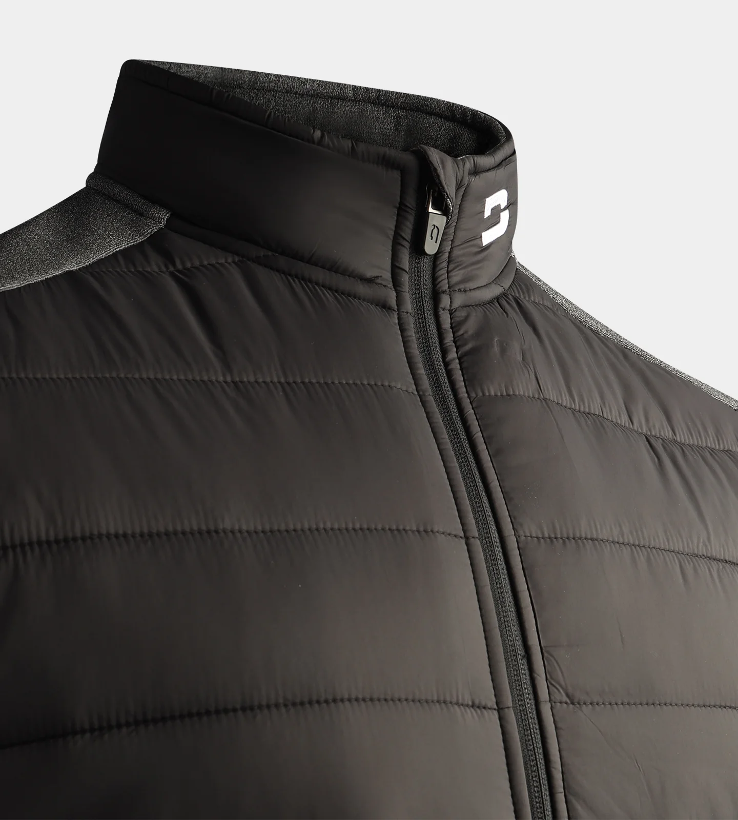ZAIREN QUILTED JACKET - BLACK FLEK - Image 3