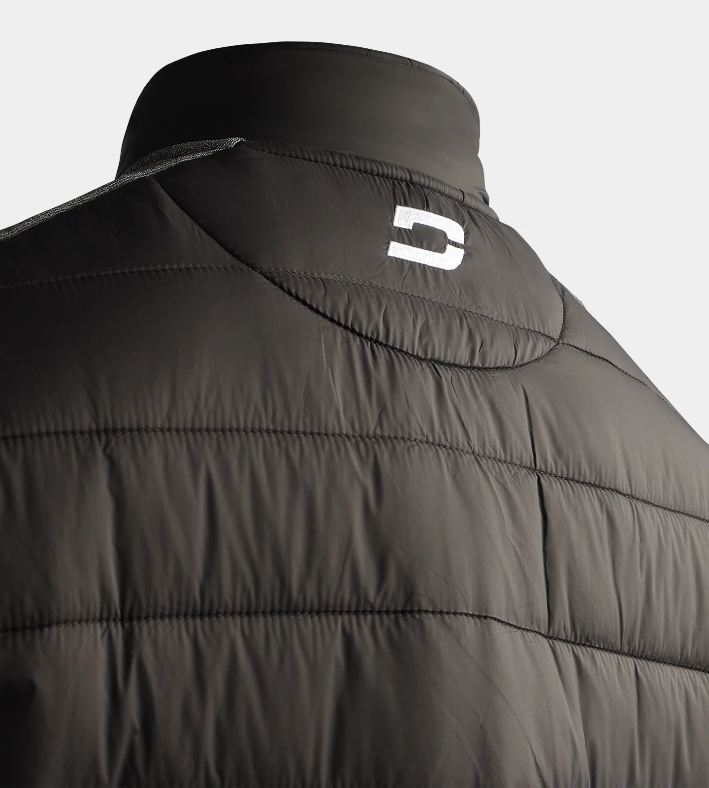 ZAIREN QUILTED JACKET - BLACK FLEK - Image 4