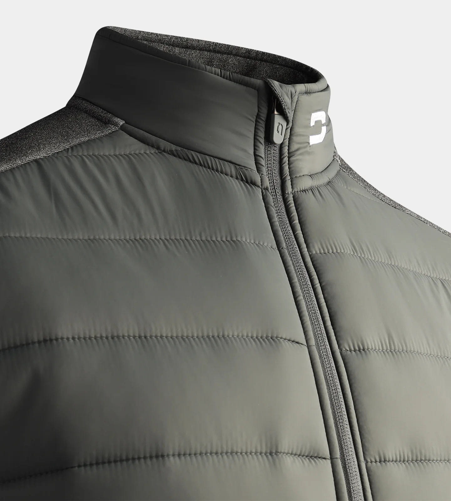 ZAIREN QUILTED JACKET - CHARCOAL FLEK - Image 3
