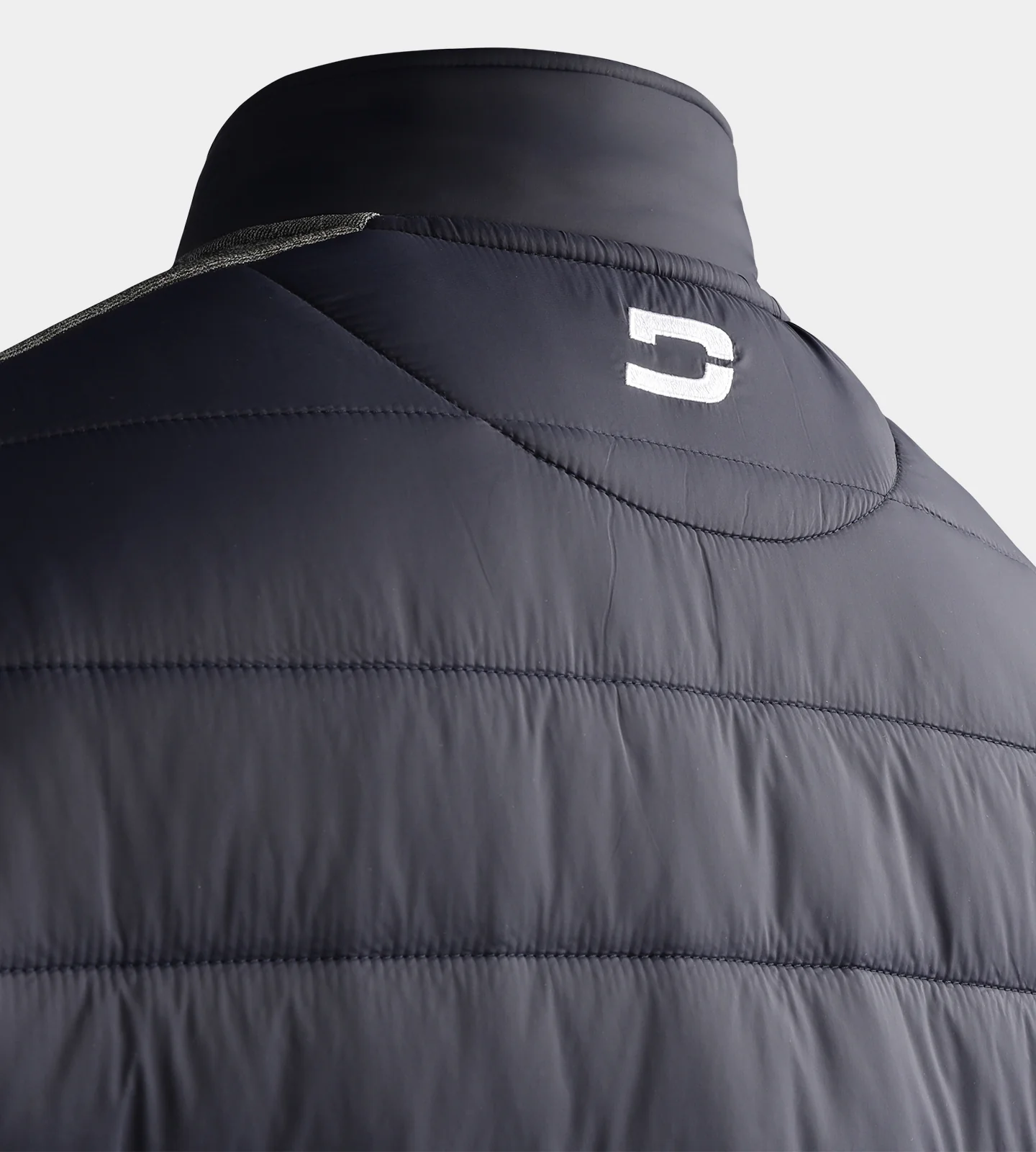ZAIREN QUILTED JACKET - NAVY FLEK - Image 4
